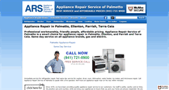 Desktop Screenshot of palmetto-appliance-repair.com